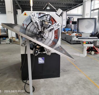 0.3 - 2.5 มม. การขึ้นรูปลวดมัลติฟังก์ชั่น CNC สปริงเครื่องทำเซอร์โว