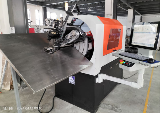 0.3 - 2.5 มม. การขึ้นรูปลวดมัลติฟังก์ชั่น CNC สปริงเครื่องทำเซอร์โว