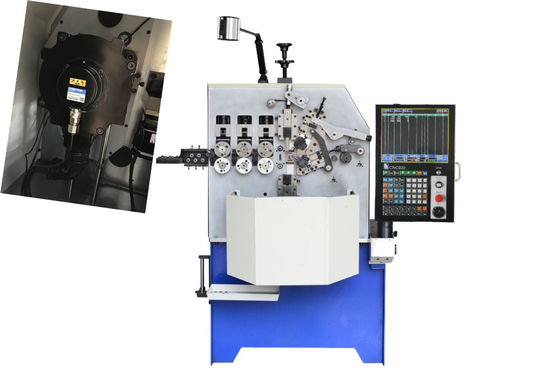เครื่องจักรกลโลหะการบีบอัดฤดูใบไม้ผลิสามแกนฤดูใบไม้ผลิ CNC อดีต