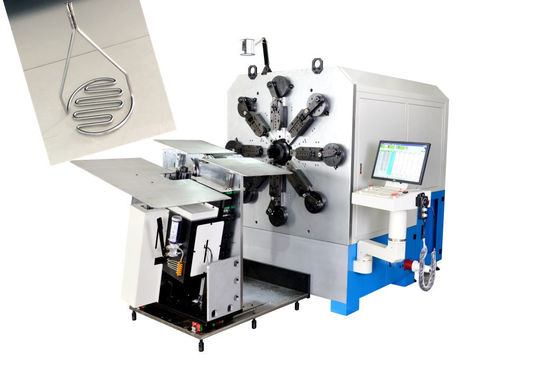 เครื่อง CNC Spring Forming Machine แบบหมุนได้สะดวกสำหรับสปริงอัดแบบยุบรูป