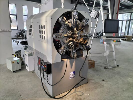 เครื่องสปริง CNC ประสิทธิภาพสูง 0.3-2.5 มม. คอมพิวเตอร์คอยล์มัลติฟังก์ชั่น
