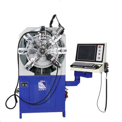 เครื่องทำสปริง CNC ที่ทนทานผลิตเส้นผ่านศูนย์กลาง 0.3 - 2.5 มม. ระบบ