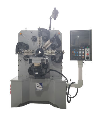 แคม CNC เครื่องทําสปริง 1.0-4.0 มิลลิเมตร เครื่องปั่นสปริงด้วย Sanyo Servo Motor