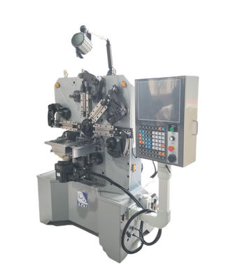 แคม CNC เครื่องทําสปริง 1.0-4.0 มิลลิเมตร เครื่องปั่นสปริงด้วย Sanyo Servo Motor