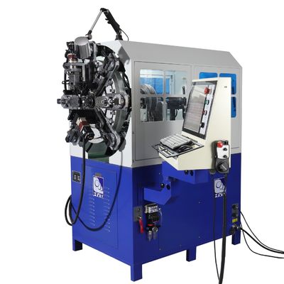 เครื่องสปริง CNC สิบสองแกนสปริงลวดหมุนขนาดเส้นผ่านศูนย์กลาง 2.5 มม. ระบบ