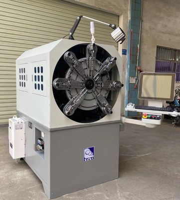 เครื่องสปริง CNC ประสิทธิภาพสูง 0.3-2.5 มม. เอาต์พุตคอมพิวเตอร์มัลติฟังก์ชั่น