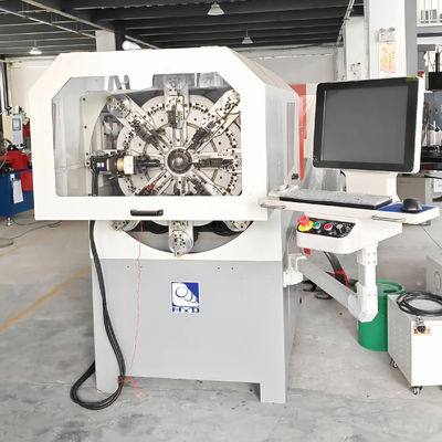 เครื่องสปริง CNC ประสิทธิภาพสูง 0.3-2.5 มม. คอยล์คอมพิวเตอร์มัลติฟังก์ชั่น