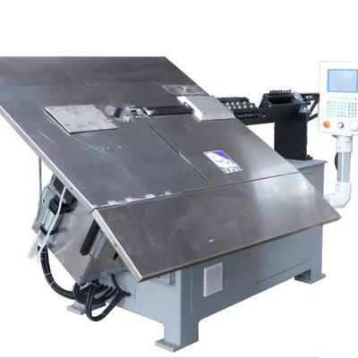 Automatic 2D Wire Bending Machine with Dedicated CNC Computer 8.6kW Power and Max Wire Feed 10000.0mm