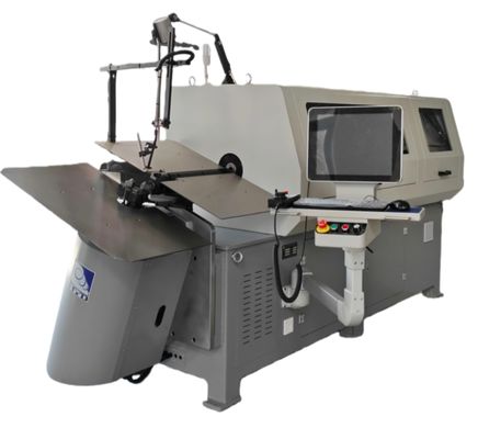 เครื่องดัดลวด CNC สปริงสตีล 2 - 8 มม. ขึ้นรูปเสถียรพร้อมระบบ CNC