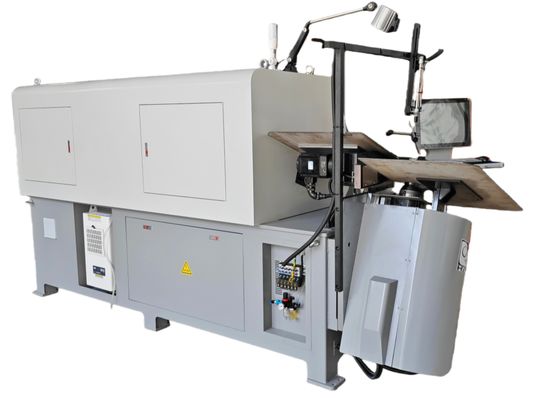 เครื่องดัดลวด CNC สปริงสตีล 2 - 8 มม. ขึ้นรูปเสถียรพร้อมระบบ CNC