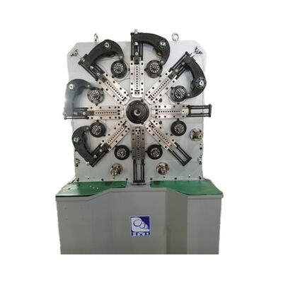 เครื่องขึ้นรูปสปริง CNC อัตโนมัติ 1.0-4.0 มม. พร้อมมอเตอร์เซอร์โว Sanyo สำหรับเครื่องจักรโลหะและโลหะวิทยา