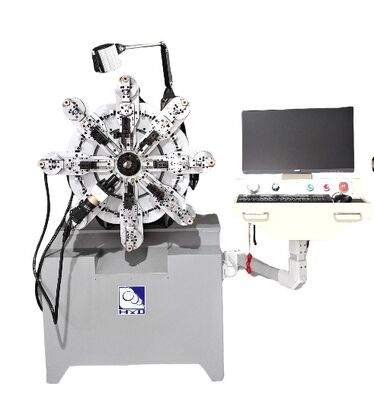 เครื่องม้วนสปริงอัตโนมัติ CANLESS ความแม่นยำสูง สำหรับการผลิตและขึ้นรูปส่วนประกอบแกนมอเตอร์ขนาด 0.3-2.5 มม.