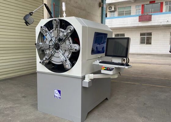 เครื่องสปริง CNC ประสิทธิภาพสูง 0.3-2.5 มม. เอาต์พุตคอมพิวเตอร์มัลติฟังก์ชั่น