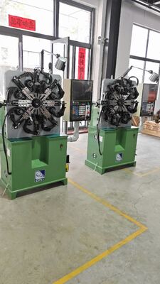 เครื่อง CNC Spring ของอินเดีย 0.2 - 2.3 มม. ระบบอุปกรณ์การขึ้นรูปสปริงรวดเร็ว