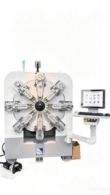 80m ต่อนาที เครื่องทําสปริง CNC สายบิดและ 16 ระบบแกน