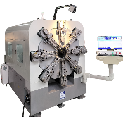 เครื่องสปริง CNC ประหยัดพลังงานระบบจ่ายไฟสูงสุดสิบสี่แกน 380V