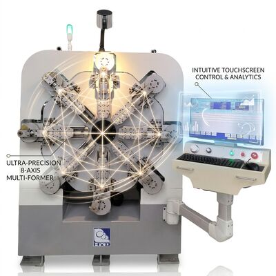เครื่องขึ้นรูปโรตารีลวด CNC ความแม่นยำสูงฟีดสูงสุด 100 ม. ต่อนาทีระบบ