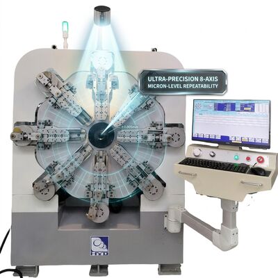 เครื่องขึ้นรูปโรตารีลวด CNC ความแม่นยำสูงฟีดสูงสุด 100 ม. ต่อนาทีระบบ
