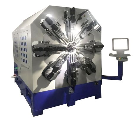เครื่องทำสปริง CNC ความแม่นยำสูงระบบเซอร์โวมอเตอร์แกนเดียว