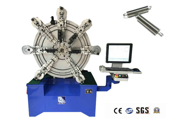 เครื่องผลิตสปริงควบคุม CNC 4.0 มม. ระบบการขึ้นรูปขด