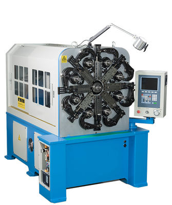อุปกรณ์ทำสปริง CNC แคม 4.0 มม. ซันโยมอเตอร์ CE ISO9001 Blue Systems