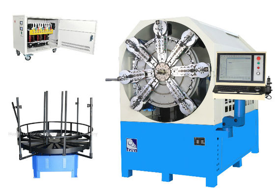 เครื่องผลิตสปริง CNC แบบหมุนลวดสิบสองถึงสิบสี่แกนระบบ