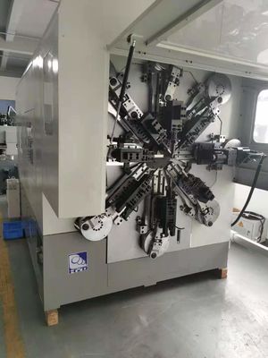 เครื่องสปริง CNC สิบสี่แกนสูงสุด 2.0 มม. - 6.0 มม. ระบบ Cam Less Torsion