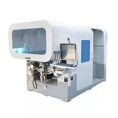 เครื่องจักรขึ้นรูปสปริงอัดแบบไร้ลูกเบี้ยว ระบบควบคุมเซอร์โว CNC 12 แกน