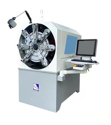 เครื่องทำสปริง CNC 12 แกน แบบไร้ลูกเบี้ยว หมุนลวด