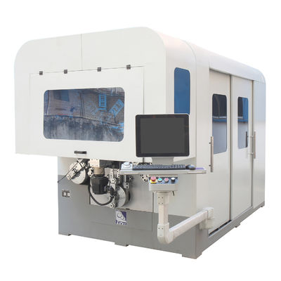 Camless 14 แกน CNC Spring ทำเครื่องขดด้วยลวดโรตารีอดีต