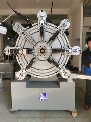 เครื่องผลิตสปริงควบคุม CNC 4.0 มม. ระบบการขึ้นรูปขด