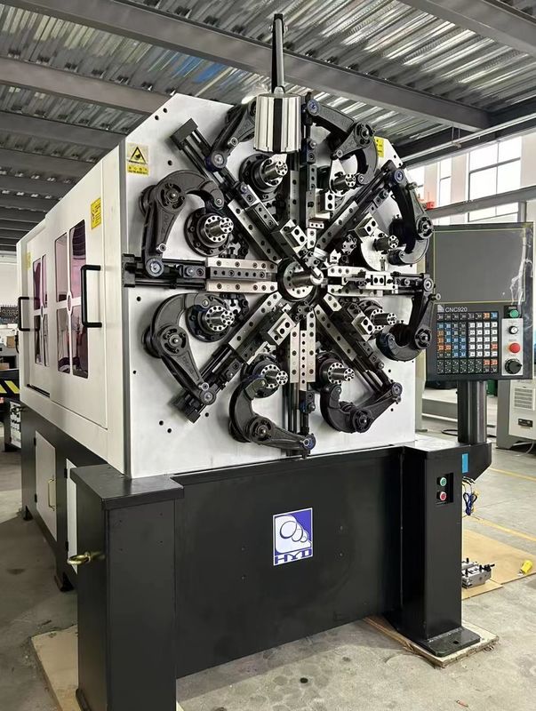 HYD-40T-5A เครื่องขึ้นรูปสปริง CNC ห้าแกนจัดการลวด 1.0-4.2 มม