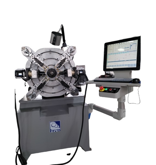 Automatic CNC Spring Machine with 0.3-2.5MM Wire Size 10 Axes Servo Motors and 1 Year Warranty
