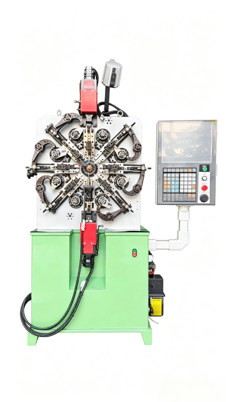 เครื่องจักร CNC ขึ้นรูปสปริงความเร็วสูง 0.2 - 2.3 มม. พร้อมเครื่องคลายลวด 100 กก.