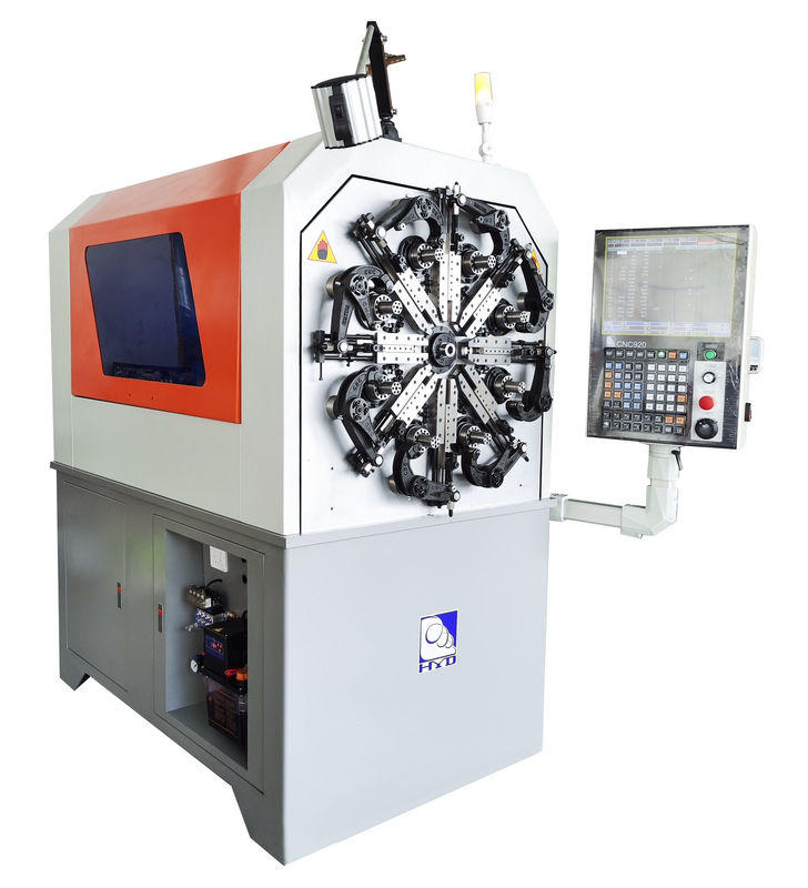 เครื่องม้วนสปริง CNC แกนหมุน 5 แกน มอเตอร์ญี่ปุ่น สปริงฟอร์มเมอร์ ลวดหมุน